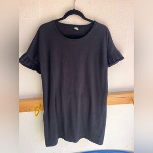 Old navy Black Ruffle Sleeve T-Shirt